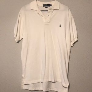 Men’s White Polo by RL
